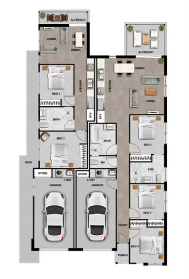 Floorplan of Homely house listing, Lot 727 Willandra Way, Cameron Park NSW 2285