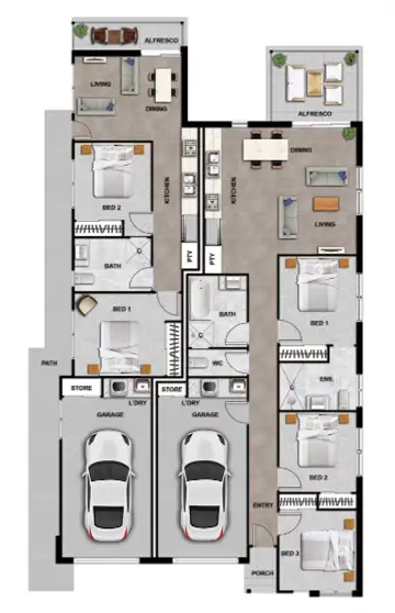 Floorplan of Homely house listing, Lot 809 Leumany Street, Lochinvar NSW 2321