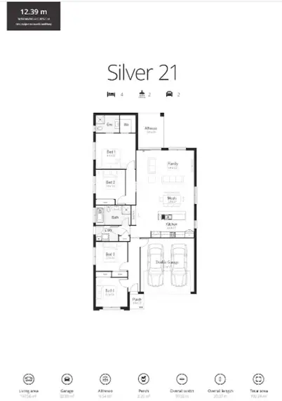 Floorplan of Homely house listing, Lot 108 Tarmar Road, Hamlyn Terrace NSW 2259