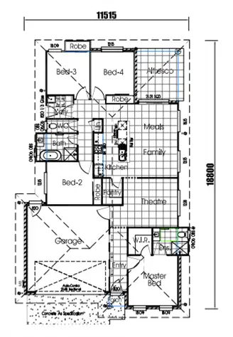 Floorplan of Homely house listing, Lot 61/Stage 3 Tanna Drive, Rosenthal Heights QLD 4370