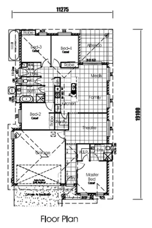 Floorplan of Homely house listing, Lot 134 New Road, Mount Kynoch QLD 4350