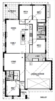 Floorplan of Homely house listing, Lot 4096 Balun Way, Redland Bay QLD 4165