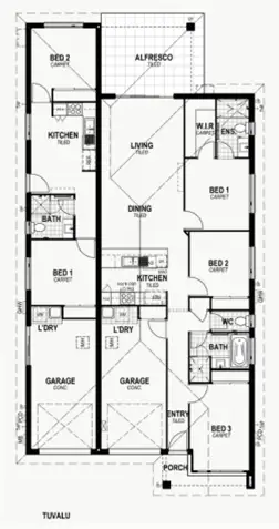 Floorplan of Homely house listing, Lot 148/65 Wicklow Road, Chisholm NSW 2322