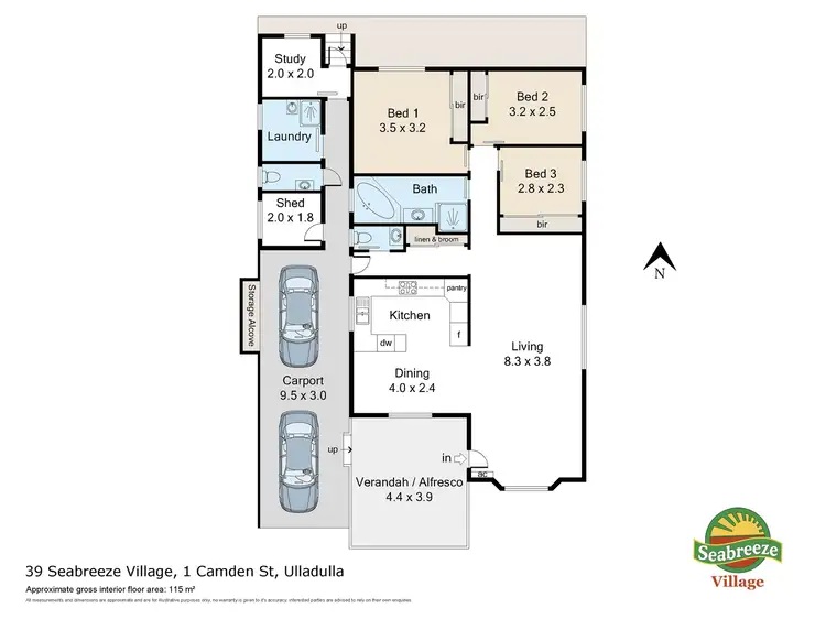 Floorplan of Homely house listing, 39/1 Camden St, Ulladulla NSW 2539