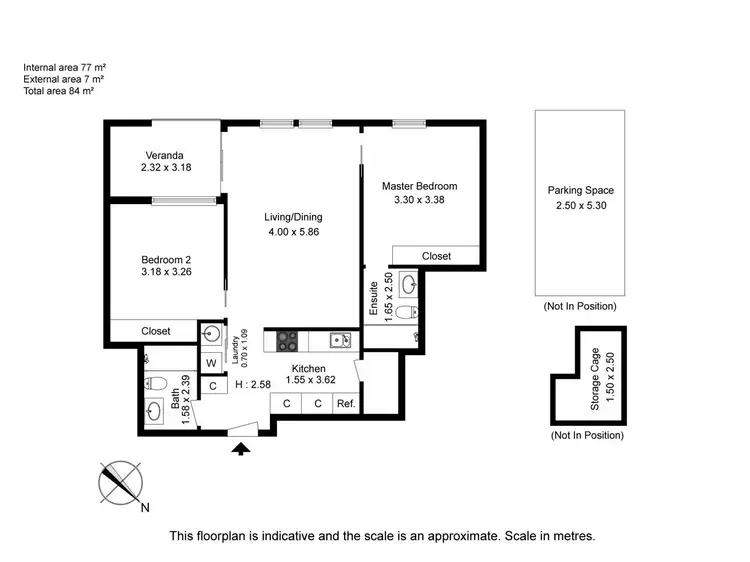 Floorplan of Homely apartment listing, 311C/3 Broughton Street, Parramatta NSW 2150