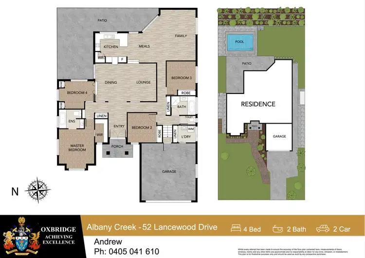 Floorplan of Homely house listing, 52 Lancewood Drive, Albany Creek QLD 4035