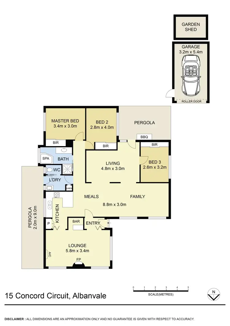 Floorplan of Homely house listing, 15 Concord Circuit, Albanvale VIC 3021