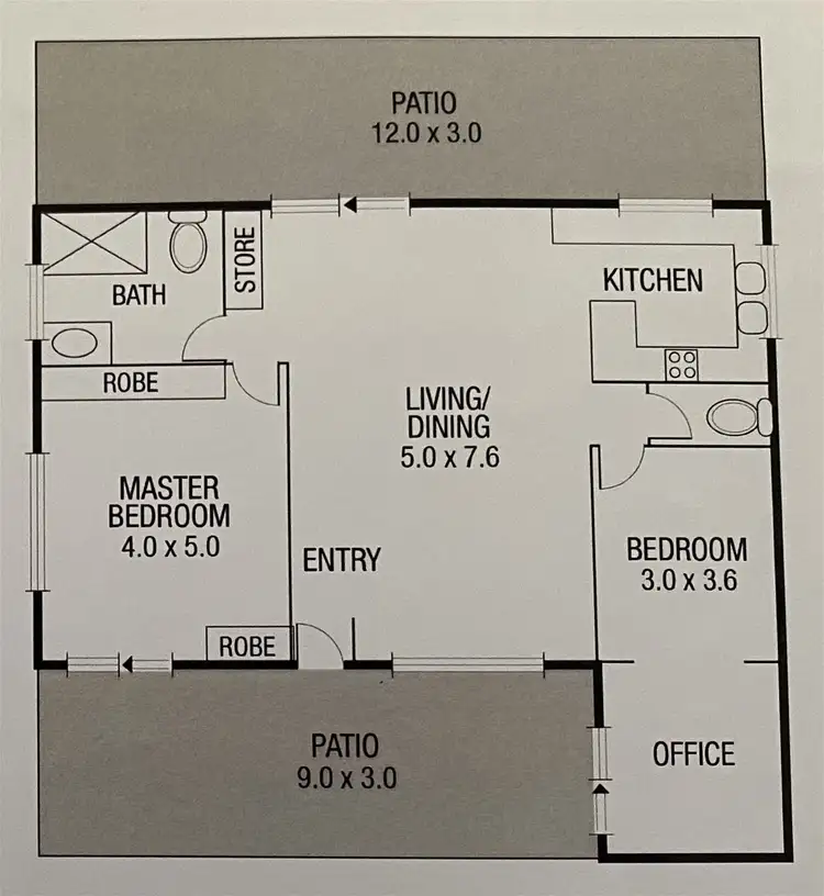 Floorplan of Homely house listing, 235 Kelso Drive, Kelso QLD 4815