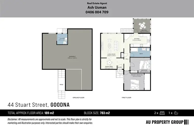 Floorplan of Homely house listing, 44 Stuart Street, Goodna QLD 4300