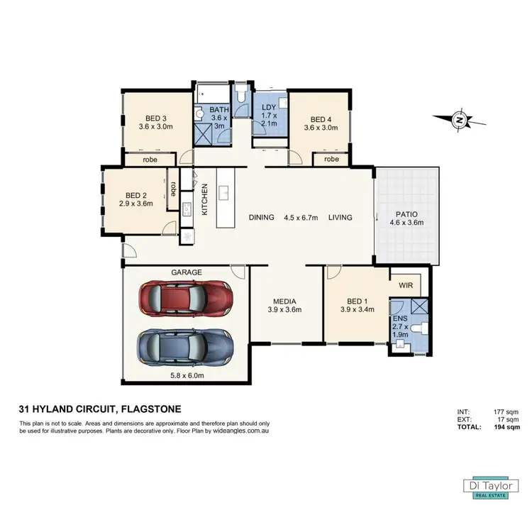 Floorplan of Homely house listing, 31 Hyland Circuit, Flagstone QLD 4280
