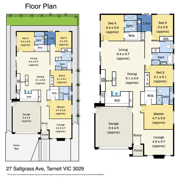 Floorplan of Homely house listing, 27 Saltgrass Avenue, Tarneit VIC 3029