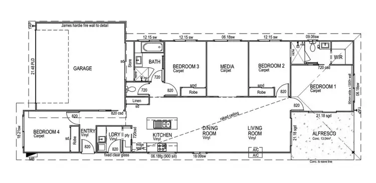 Floorplan of Homely house listing, 10 Canavalia St, Palmview QLD 4553