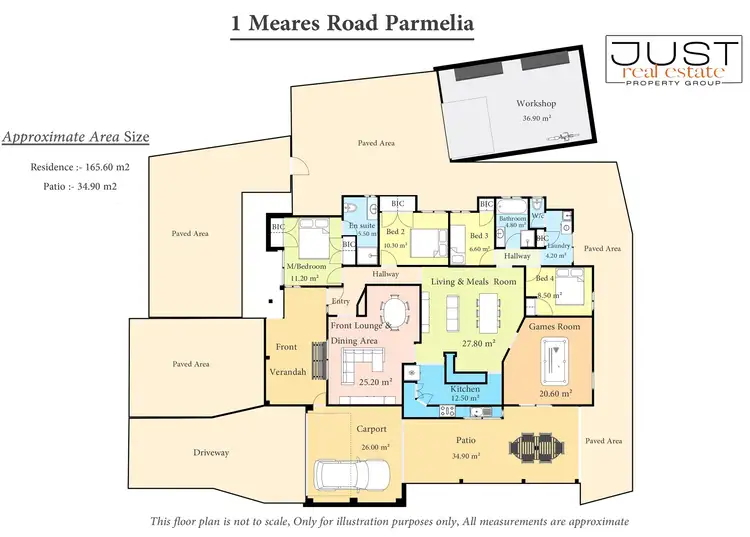 Floorplan of Homely house listing, 1 Meares Avenue, Parmelia WA 6167