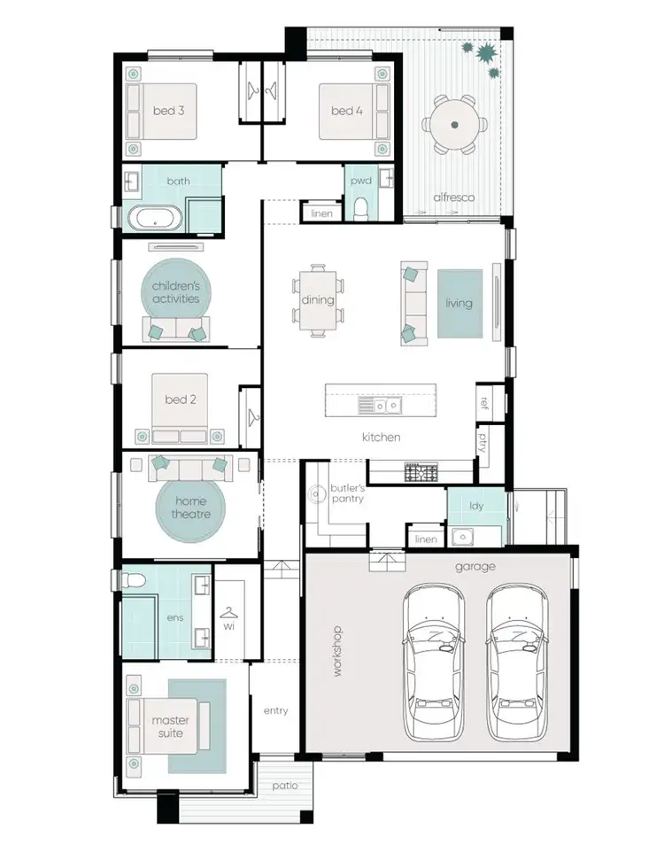 Floorplan of Homely house listing, 3 Bushel Approach, Gilead NSW 2560