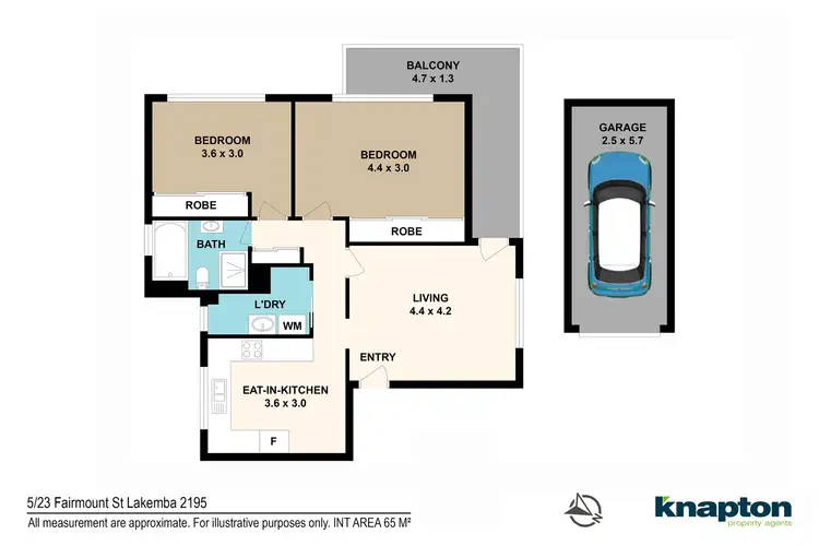 Floorplan of Homely unit listing, 5/23 Fairmount Street, Lakemba NSW 2195