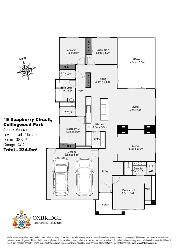 Floorplan of Homely house listing, 19 Soapberry, Collingwood Park QLD 4301