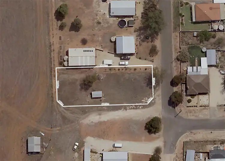 Floorplan of Homely land listing, 13 McIntosh Ave, Pinnaroo SA 5304