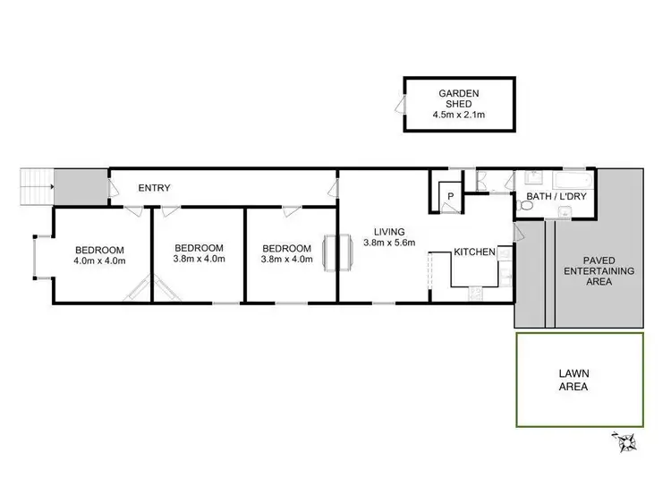 Floorplan of Homely house listing, 176 Warwick Street, West Hobart TAS 7000