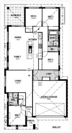 Floorplan of Homely house listing, Lot 77 New Road, Park Ridge QLD 4125