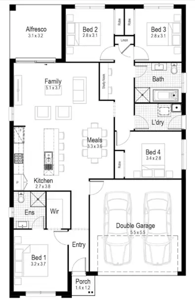 Floorplan of Homely house listing, Lot 2839 Central Springs Parade, Caboolture QLD 4510
