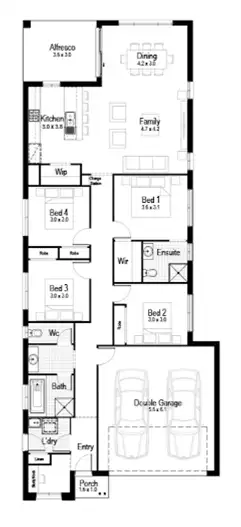 Floorplan of Homely house listing, Lot 203 Lilydale Court, Burpengary QLD 4505