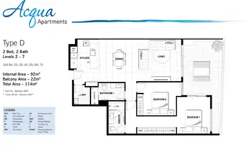 Floorplan of Homely unit listing, 45/38 Buchanan St, West End QLD 4101