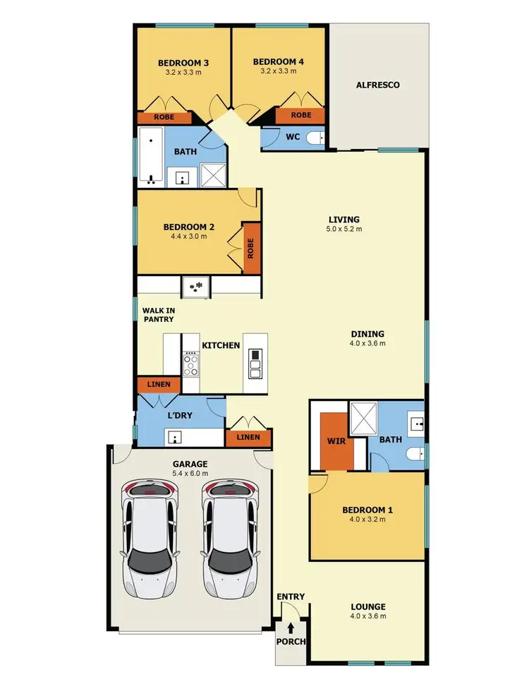 Floorplan of Homely house listing, 17 Columbia Avenue, Cobblebank VIC 3338