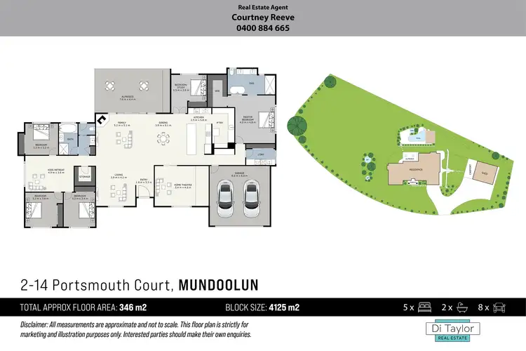 Floorplan of Homely house listing, 2-14 Portsmouth Court, Mundoolun QLD 4285