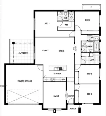Floorplan of Homely house listing, Lot 40 Bottlebrush Crescent, Branyan QLD 4670
