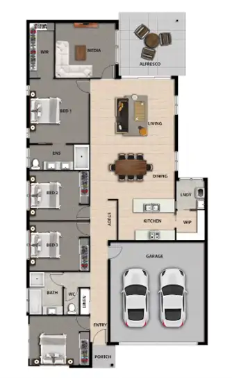 Floorplan of Homely house listing, Lot 36 Gorlicks Road, Branyan QLD 4670