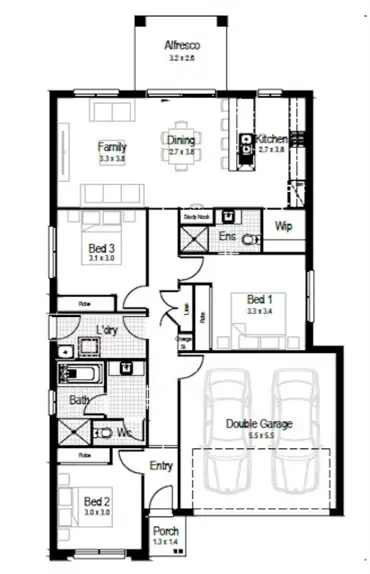 Floorplan of Homely house listing, Lot 205 Lilydale Court, Burpengary QLD 4505