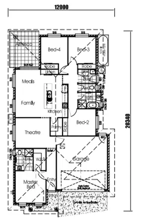Floorplan of Homely house listing, Lot 30 Brentwood Crescent, Highfields QLD 4352