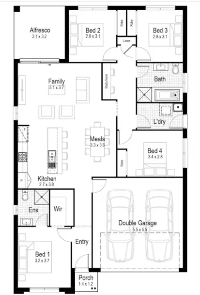 Floorplan of Homely house listing, Lot 2839 Central Springs Parade, Caboolture QLD 4510