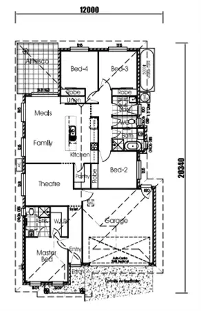 Floorplan of Homely house listing, Lot 22 Bromley Street, Highfields QLD 4352