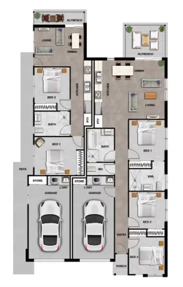 Floorplan of Homely house listing, Lot 107 New Road, Heatherbrae NSW 2324