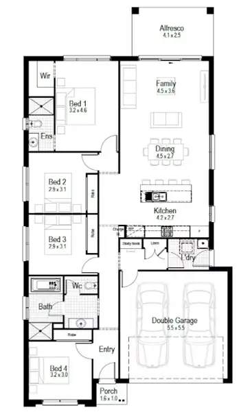 Floorplan of Homely house listing, Lot 206 Lilydale Court, Burpengary QLD 4505