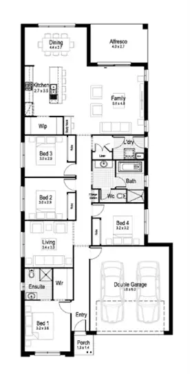 Floorplan of Homely house listing, Lot 123 Proposed Road, Nerang QLD 4211