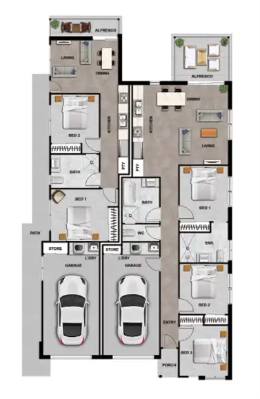 Floorplan of Homely house listing, Lot 210 Tanta Street, Chisholm NSW 2322