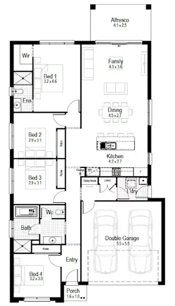 Floorplan of Homely house listing, Lot 524 Corbell Road, North Rothbury NSW 2335