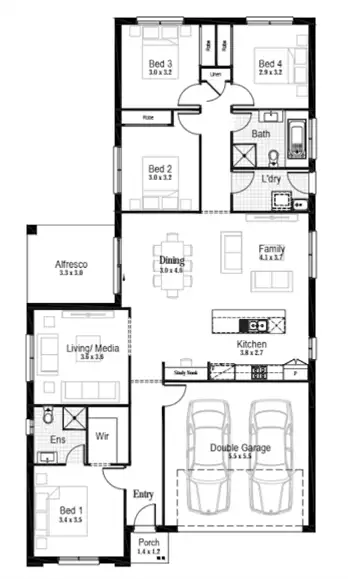 Floorplan of Homely house listing, Lot 525 Corbell Road, North Rothbury NSW 2335
