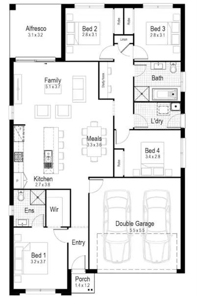 Floorplan of Homely house listing, Lot 608 Abbotsford Street, Bellbird NSW 2325