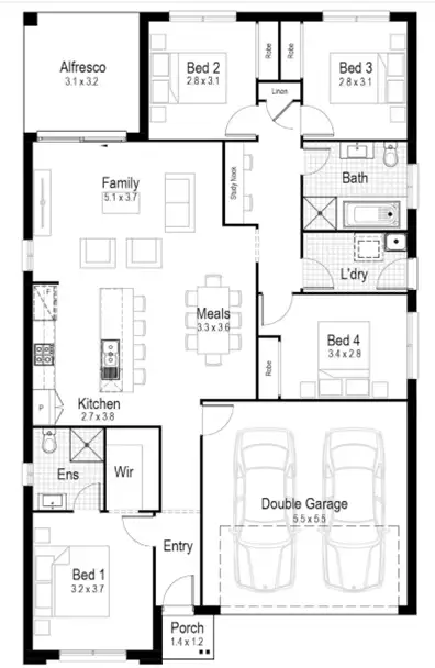 Floorplan of Homely house listing, Lot 1026 Abbotsford Street, Bellbird NSW 2325