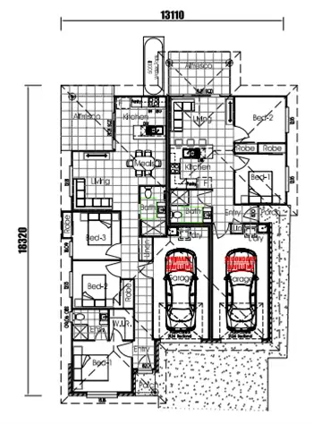 Floorplan of Homely house listing, Lot 110/Stage 3 Tanna Drive, Rosenthal Heights QLD 4370