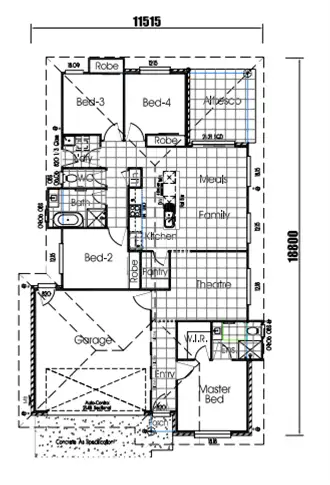 Floorplan of Homely house listing, Lot 97/Stage 3 Tanna Drive, Rosenthal Heights QLD 4370