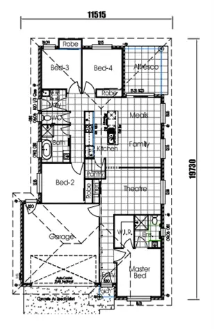Floorplan of Homely house listing, Lot 95/Stage 3 Tanna Drive, Rosenthal Heights QLD 4370