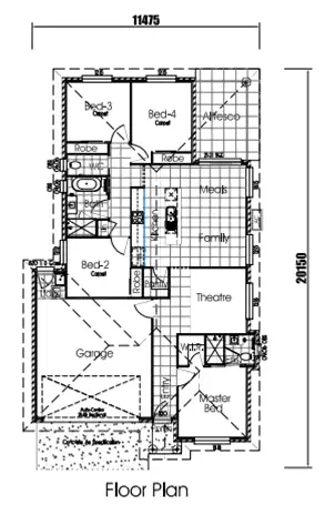Floorplan of Homely house listing, Lot 94/Stage 3 Tanna Drive, Rosenthal Heights QLD 4370