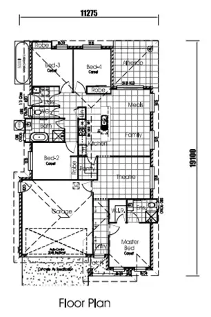 Floorplan of Homely house listing, Lot 134 New Road, Mount Kynoch QLD 4350