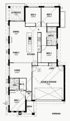 Floorplan of Homely house listing, Lot 945 New Road, Woongarrah NSW 2259