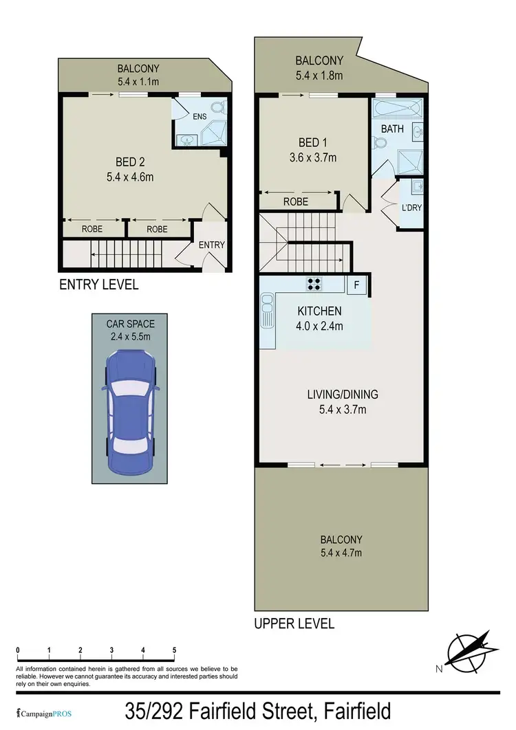 Floorplan of Homely apartment listing, 35/286-292 Fairfield Street, Fairfield NSW 2165
