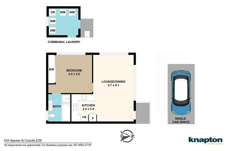 Floorplan of Homely unit listing, 4/54 Seaview Street, Cronulla NSW 2230